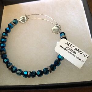 ALEX AND ANI LUMINOUS COBALT BRACELET